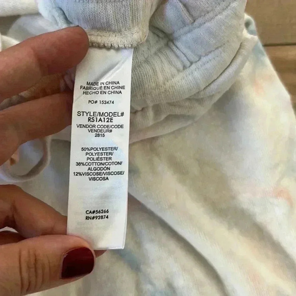 NWT Splendid Women's Lounge Field Jogger Pant Tie-Dye Sz M - Picture 8 of 11